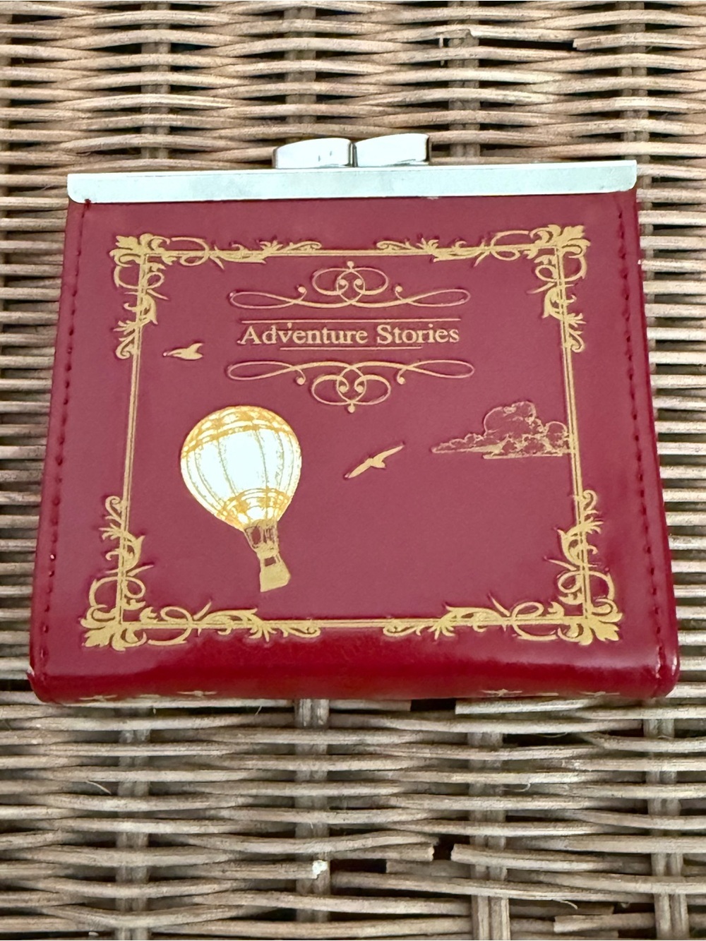 Shag Wear Adventure Stories Hot Air Balloon Vegan Faux Leather Wallet